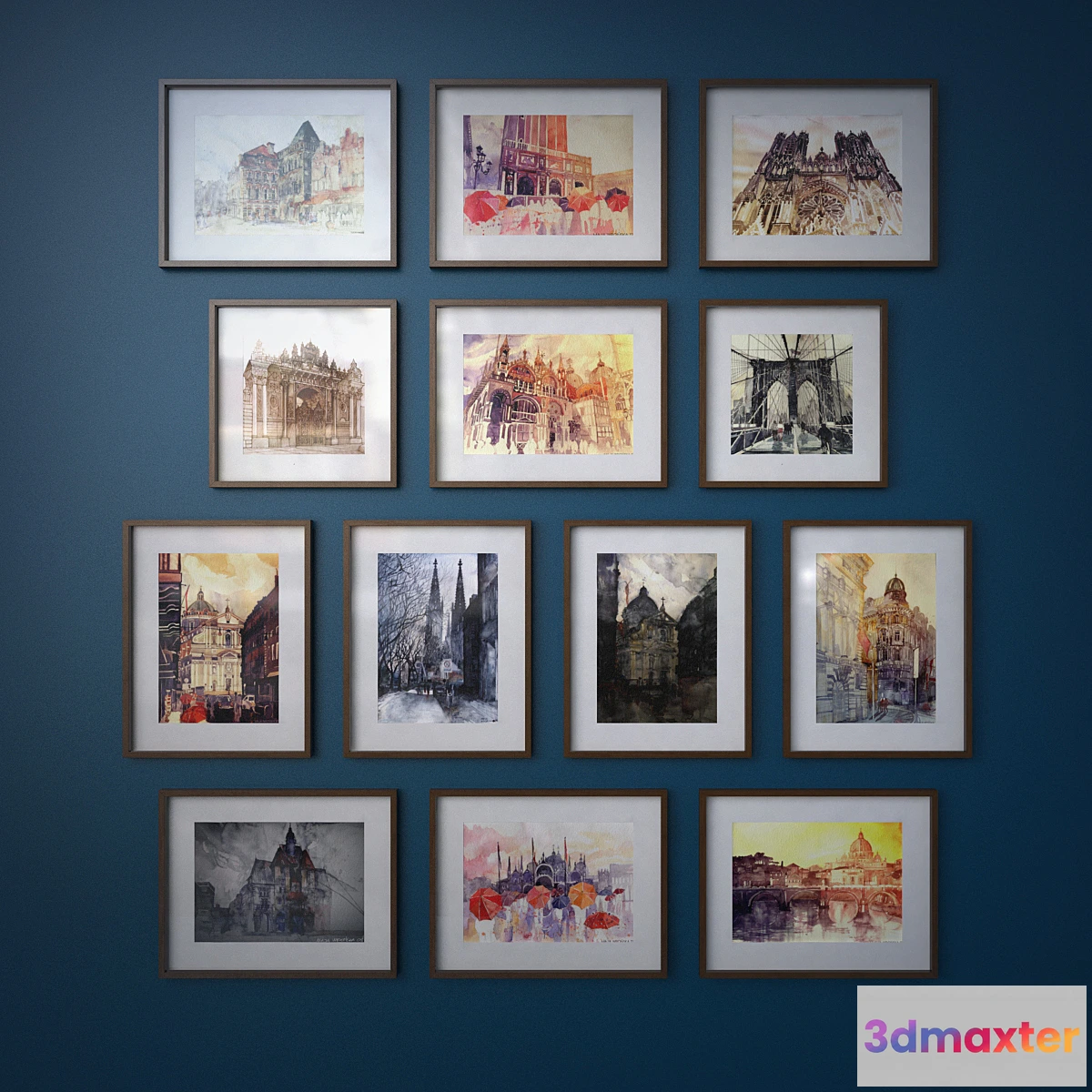 629355 - Urban watercolors Maja Wronska