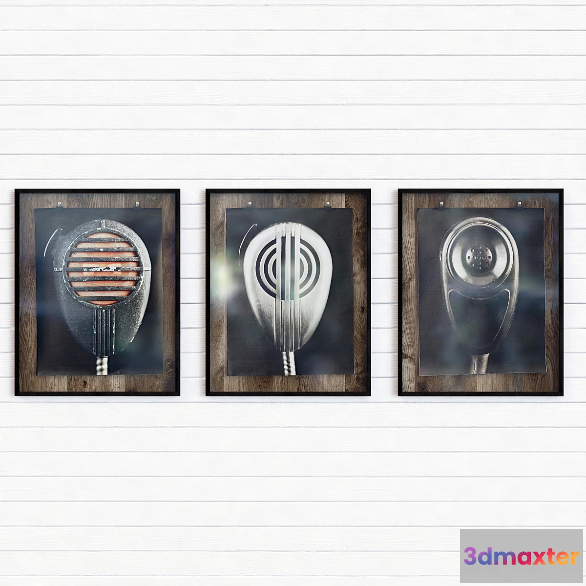 638729 - FLOATING MICROPHONE PRINT