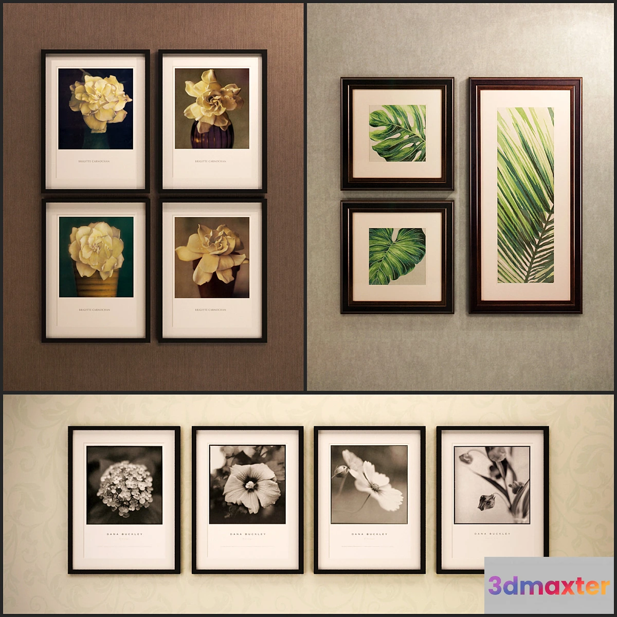 638847 - The picture in the frame 11 Pieces (Collection 13) Flowers