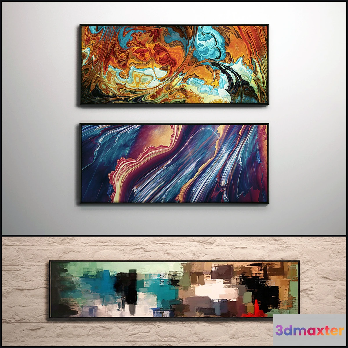 638867 - The picture in a frame 7 piece (Collection 22) Abstract - No.2