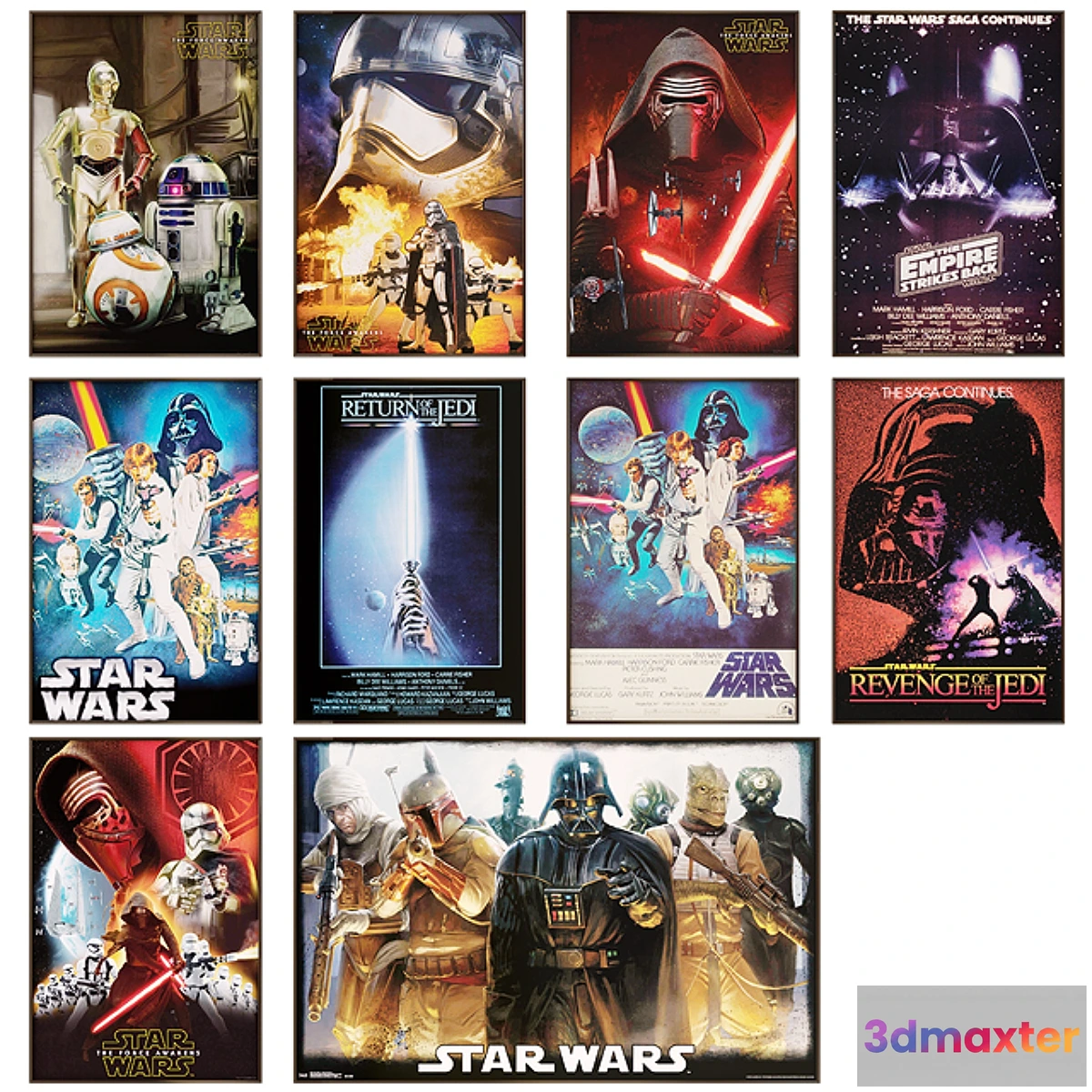 638883 - Star Wars Episode VII Poster Wall Art