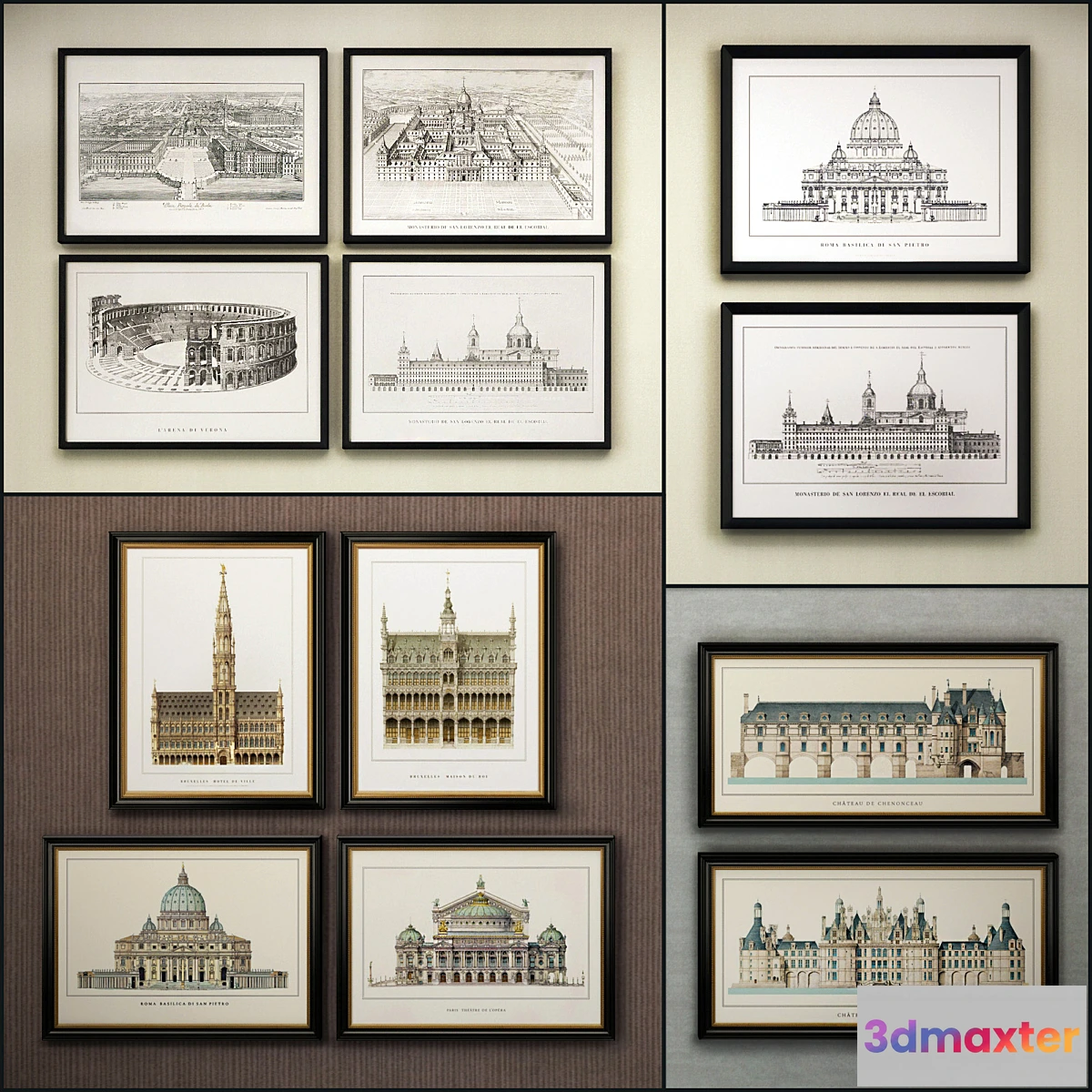 638899 - The picture in the frame 17 piece (Collection 33) Architecture