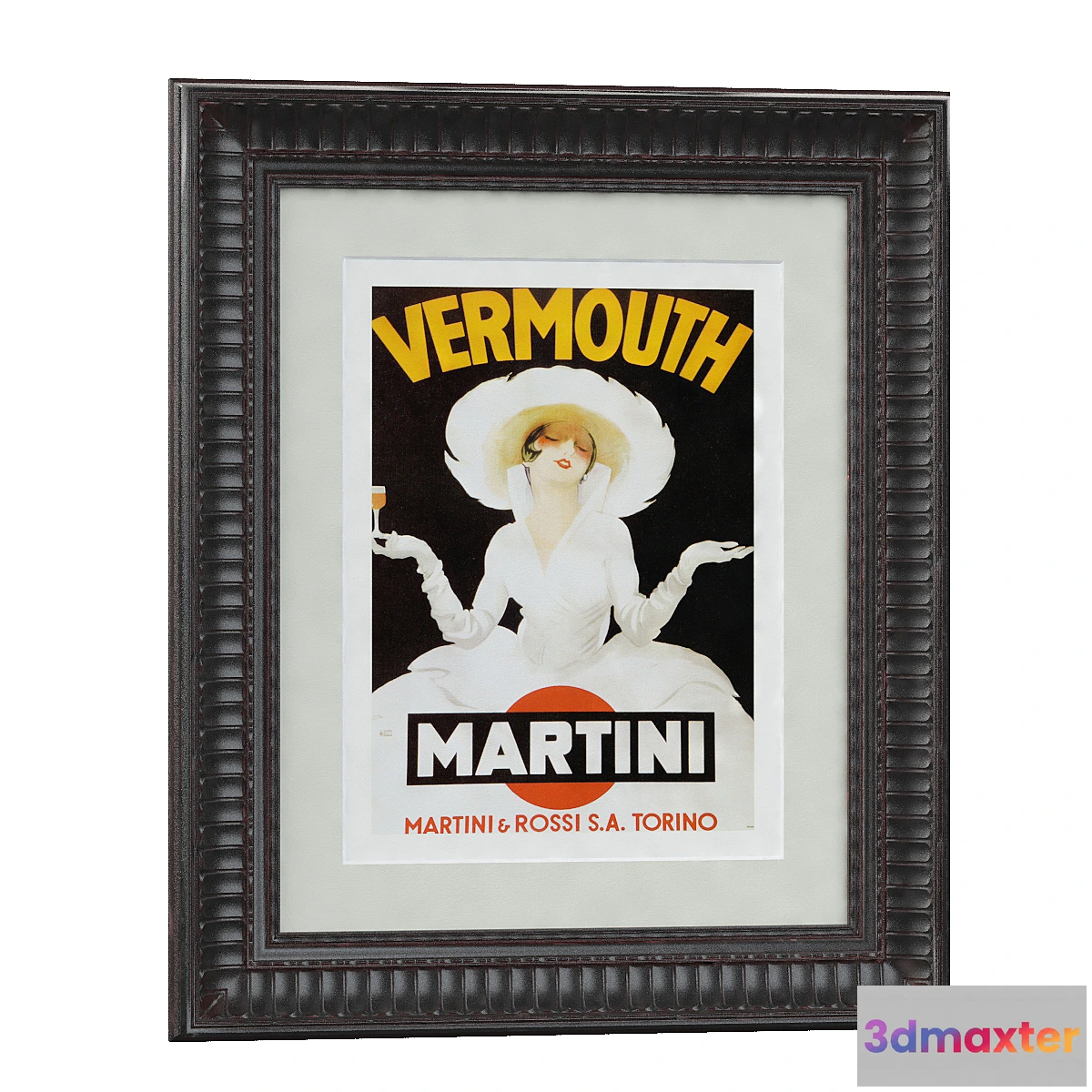 641965 - Vermouth Martini (ca. 1918) Framed Print