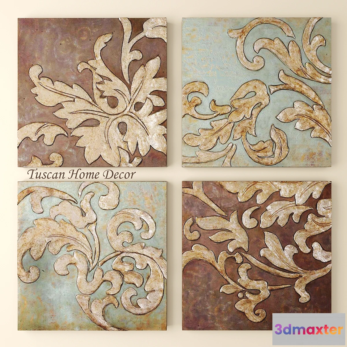 647967 - Tuscan Home Decor. Pictures picture pattern monogram wall decor Italian classic luxury