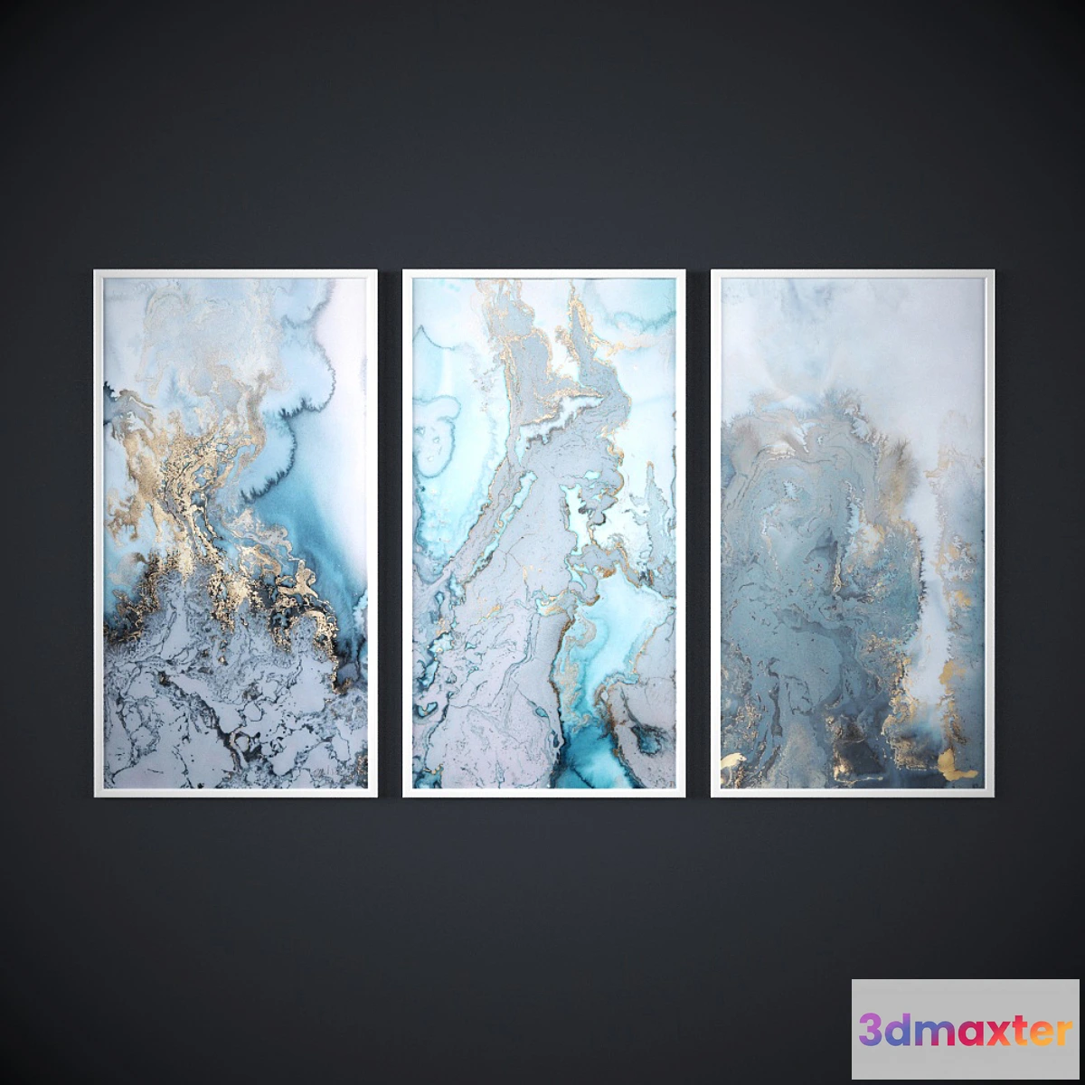 647981 - Paintings collection Abstraktsiya