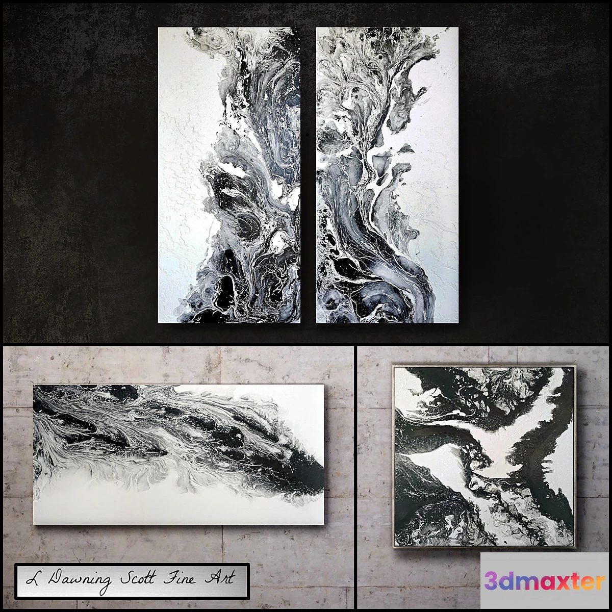 652113 - L Dawning Scott Fine Art - set 1