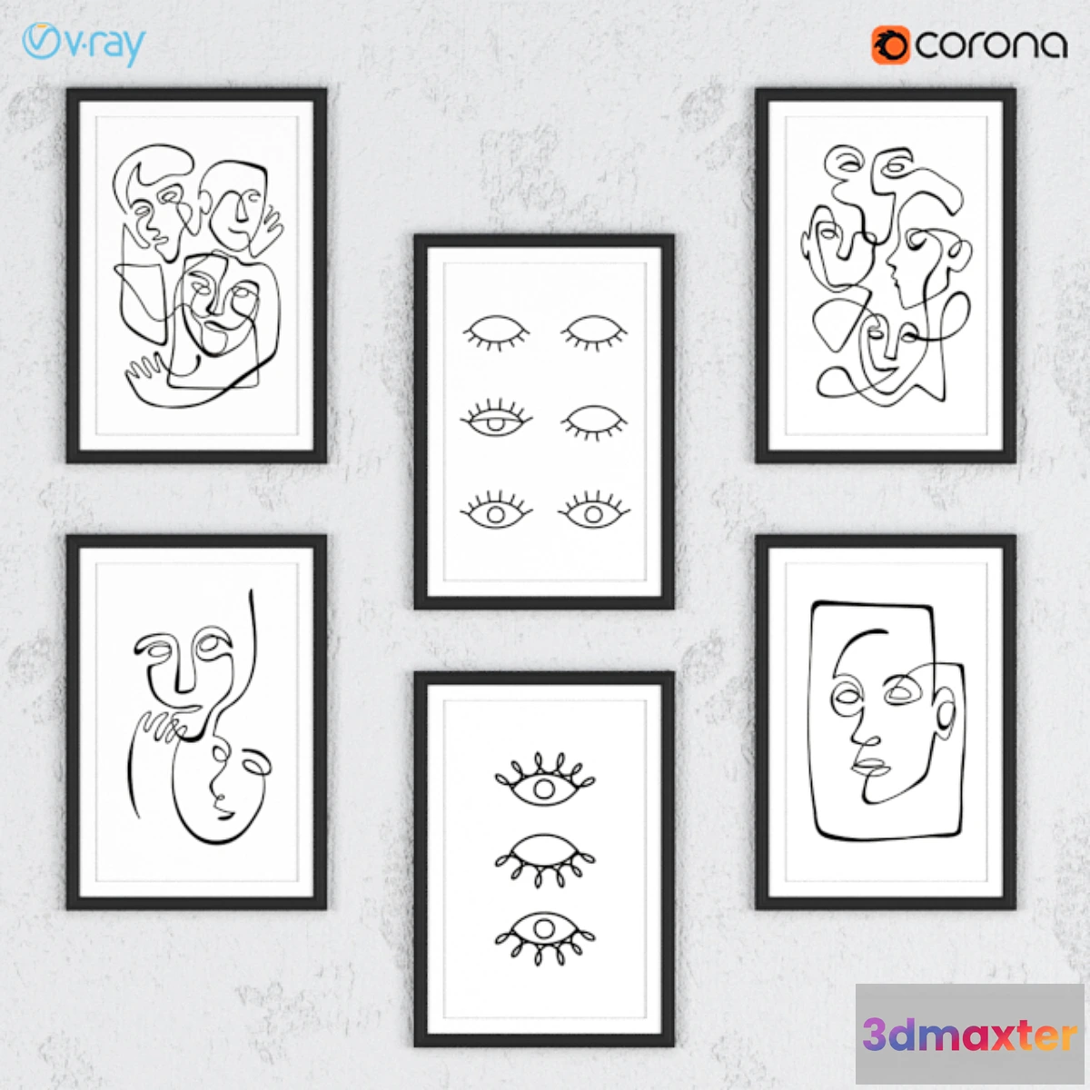 657241 - Abstract portraits.