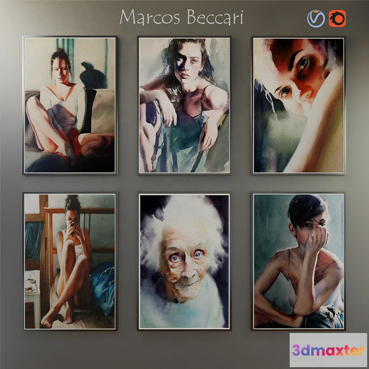 664969 - Paintings by Marcos Beccari