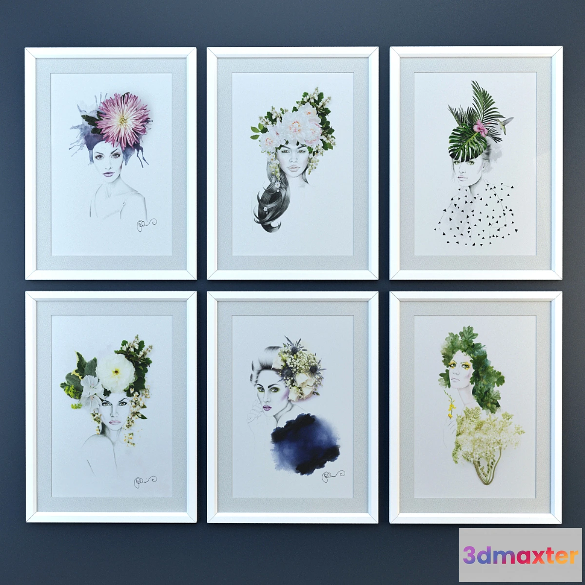 667427 - Collected paintings number 9