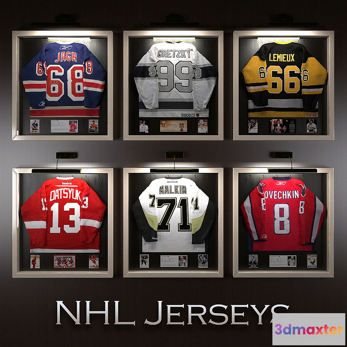 674333 - Hockey jerseys NHL stars