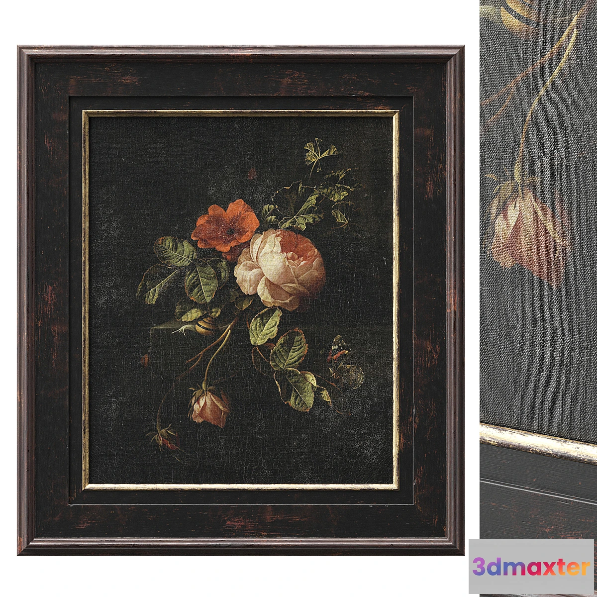 681958 - Classic frame with flowers