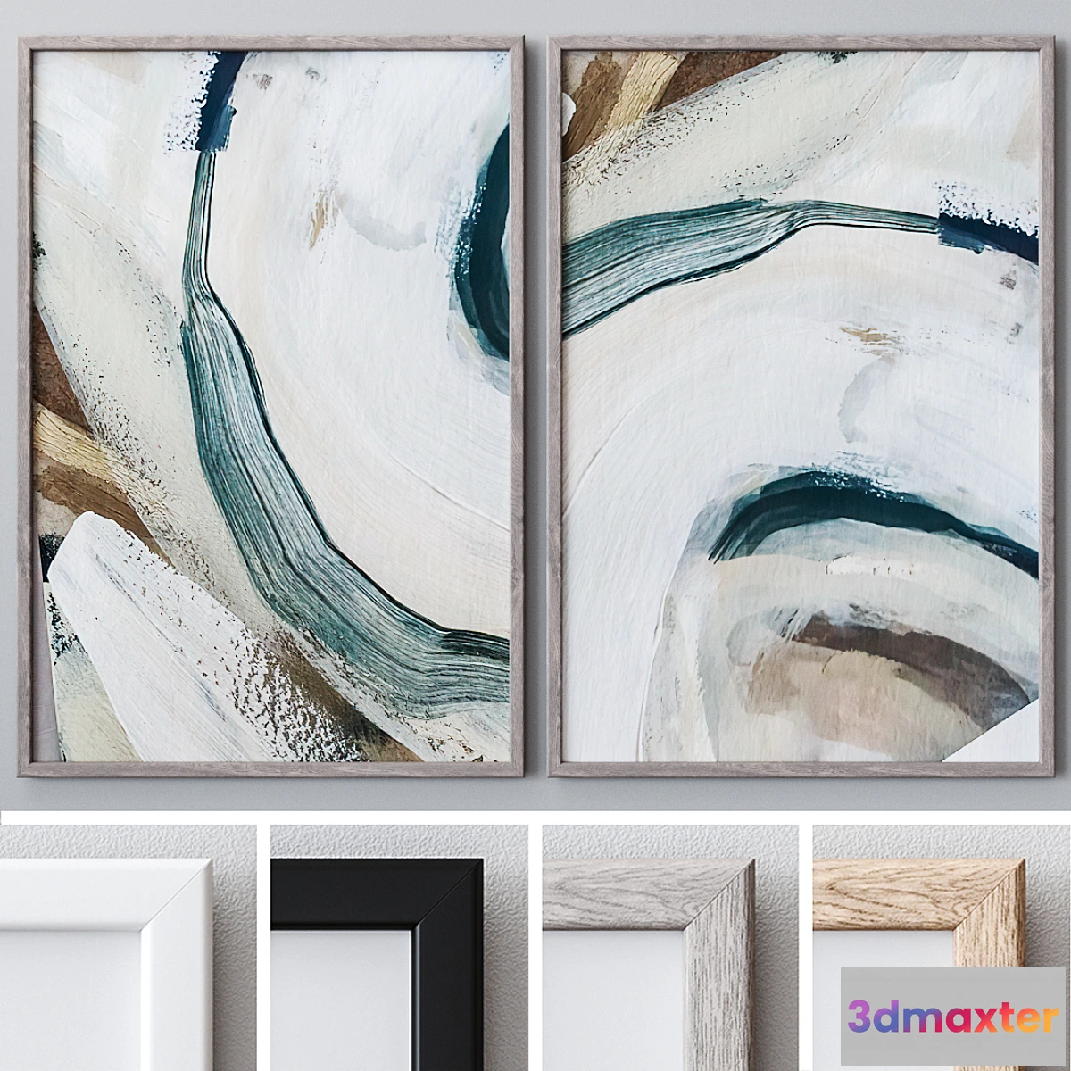 681970 - Set of large wall paintings 1642