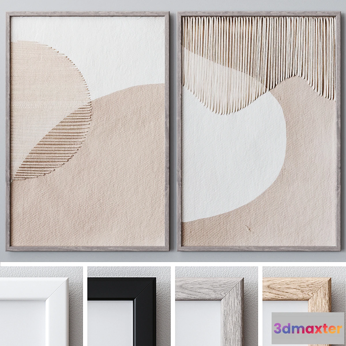 681996 - Set of large wall paintings 1657