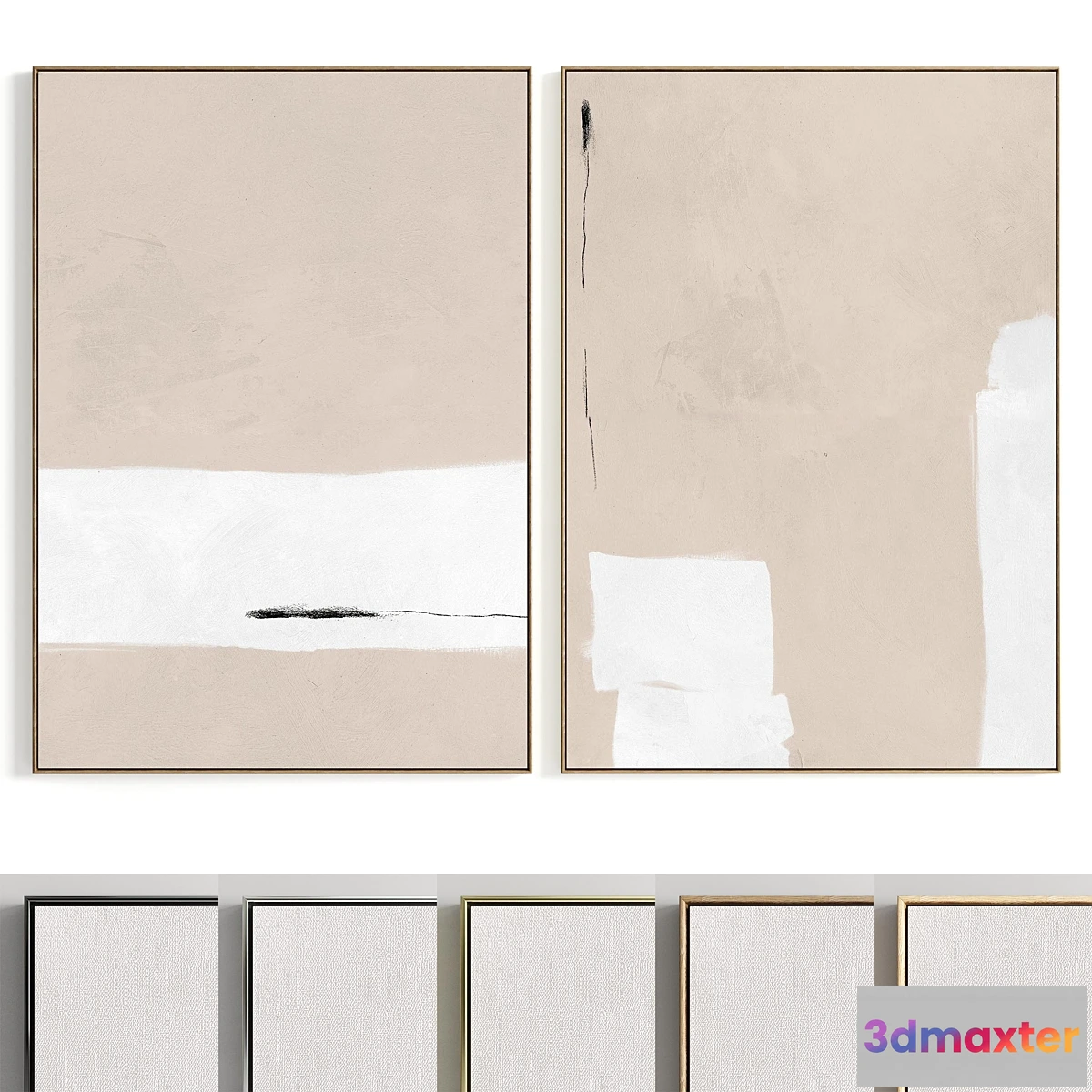 704806 - Plaster Two Photo Frame R-188