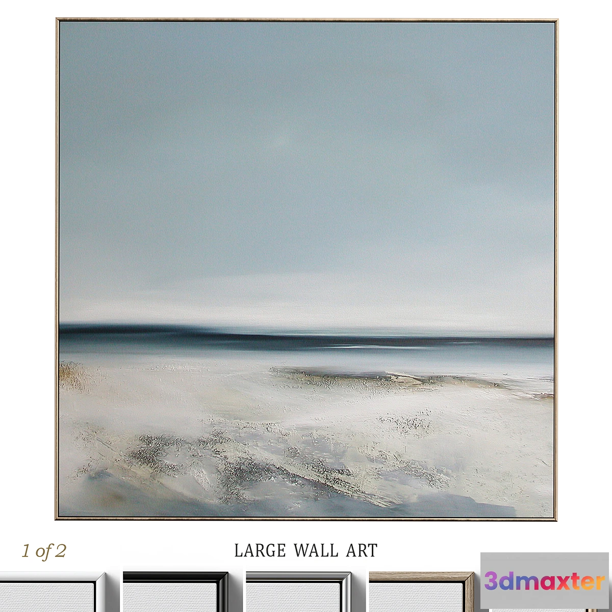 704838 - Large Living Room Abstract Neutral Wall Art C-411