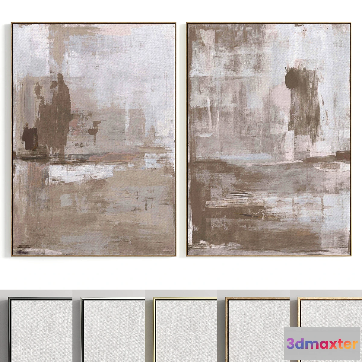 704864 - Plaster Two Photo Frame R-167