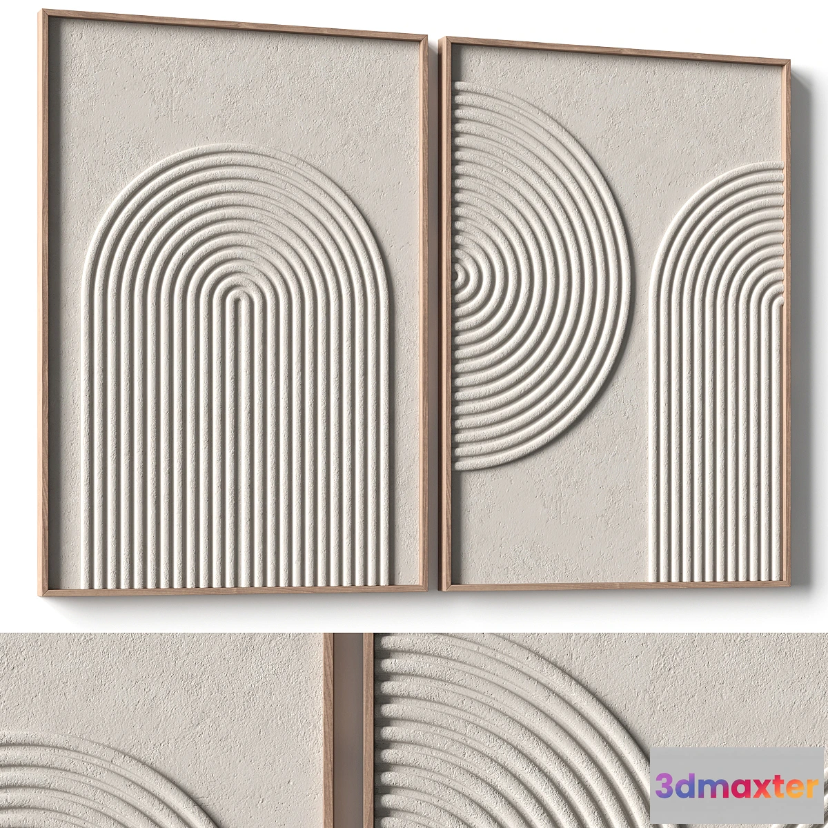 704868 - Relief artwork - 3d art wall decor - Panels