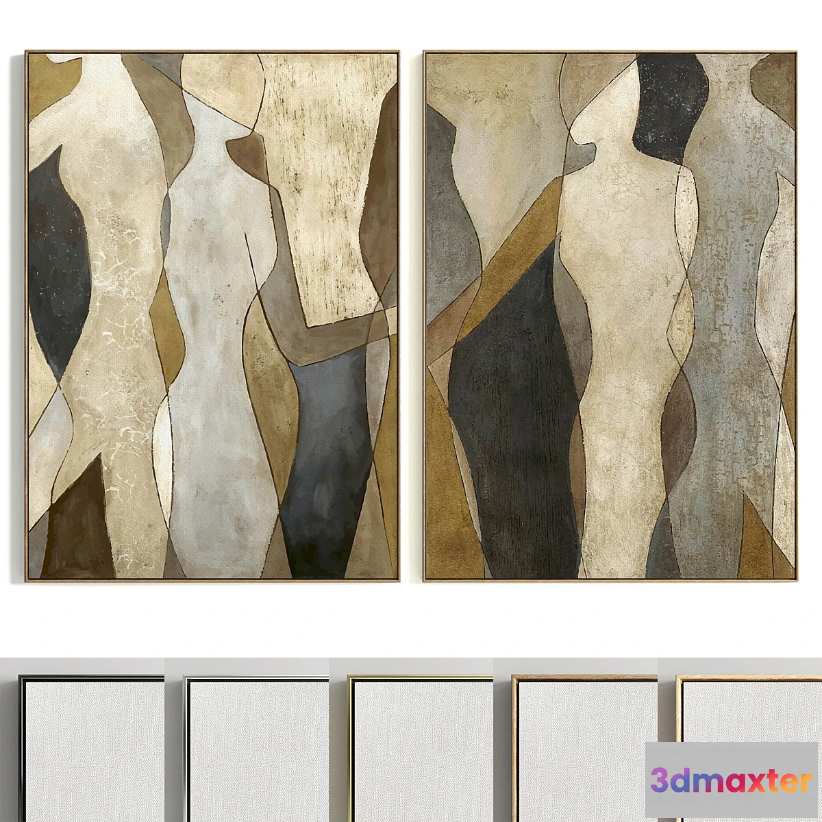 704934 - Plaster Two Photo Frame R-213