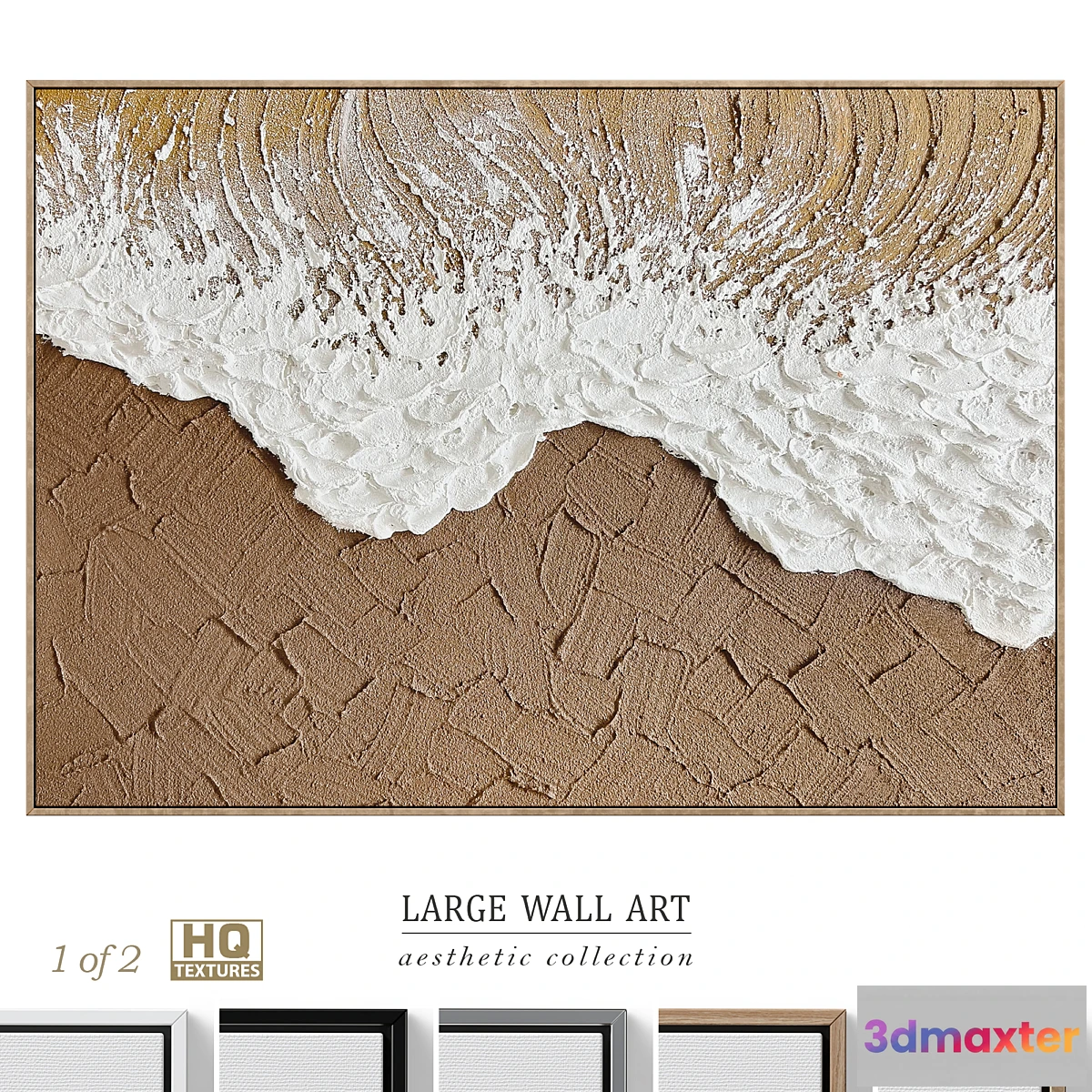 704960 - Large Panoramic Relief Plaster Wall Art C-837