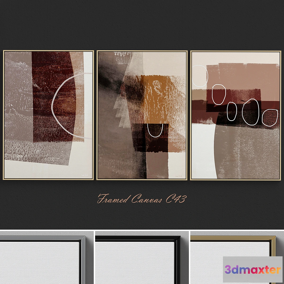 723412 - Framed Canvas C-43 - No.2