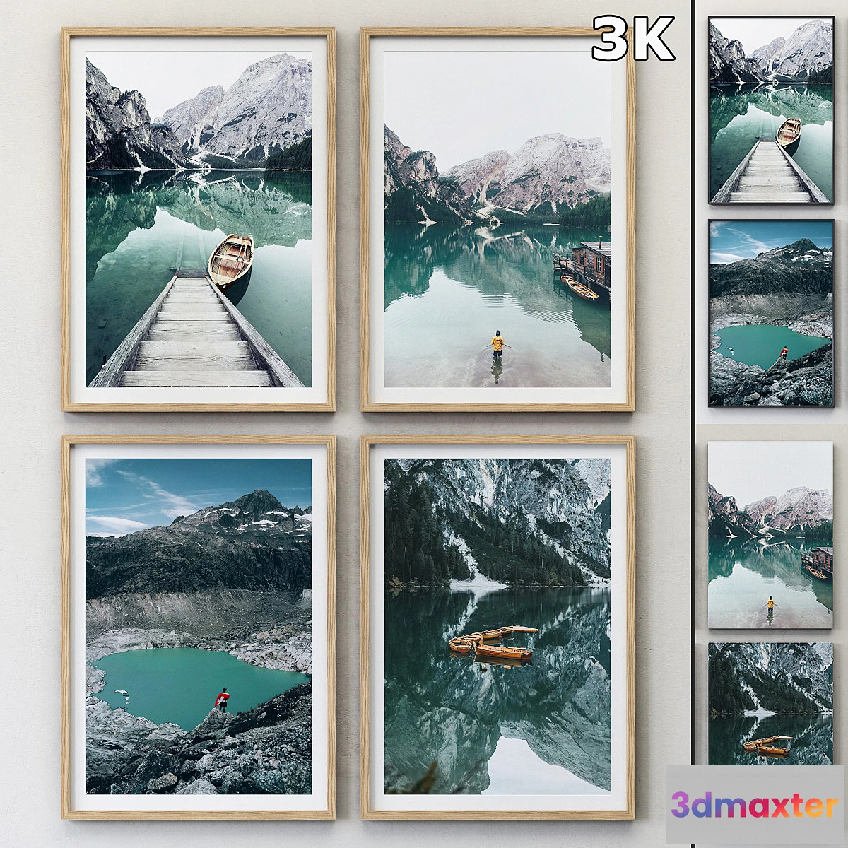 723514 - JUNIQE Water and mountains - No.2