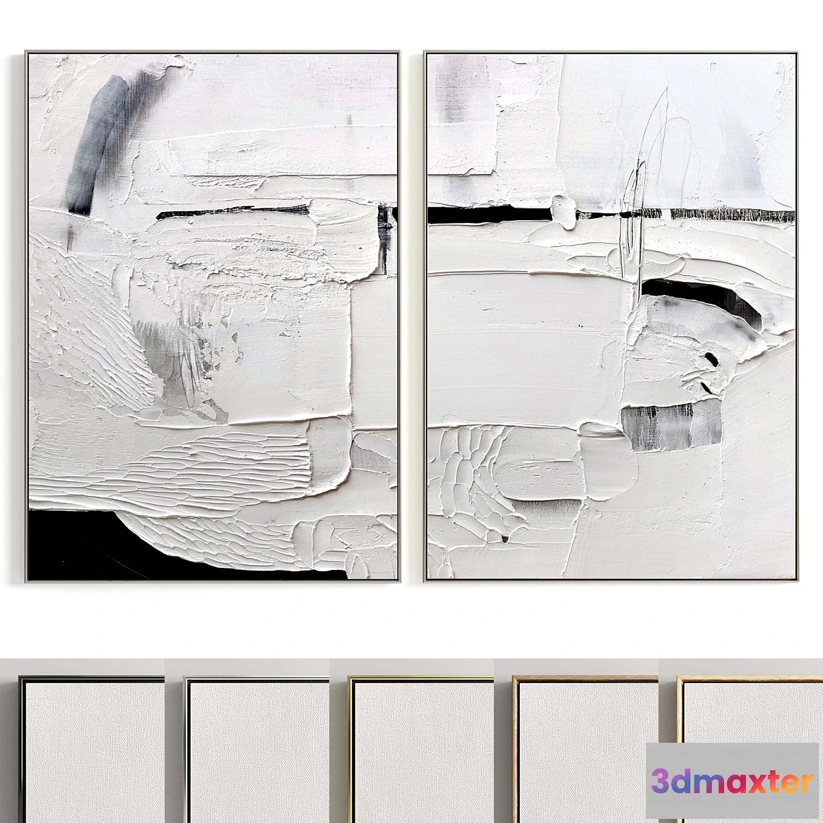 769705 - Plaster Two Photo Frame R-142 - No.2