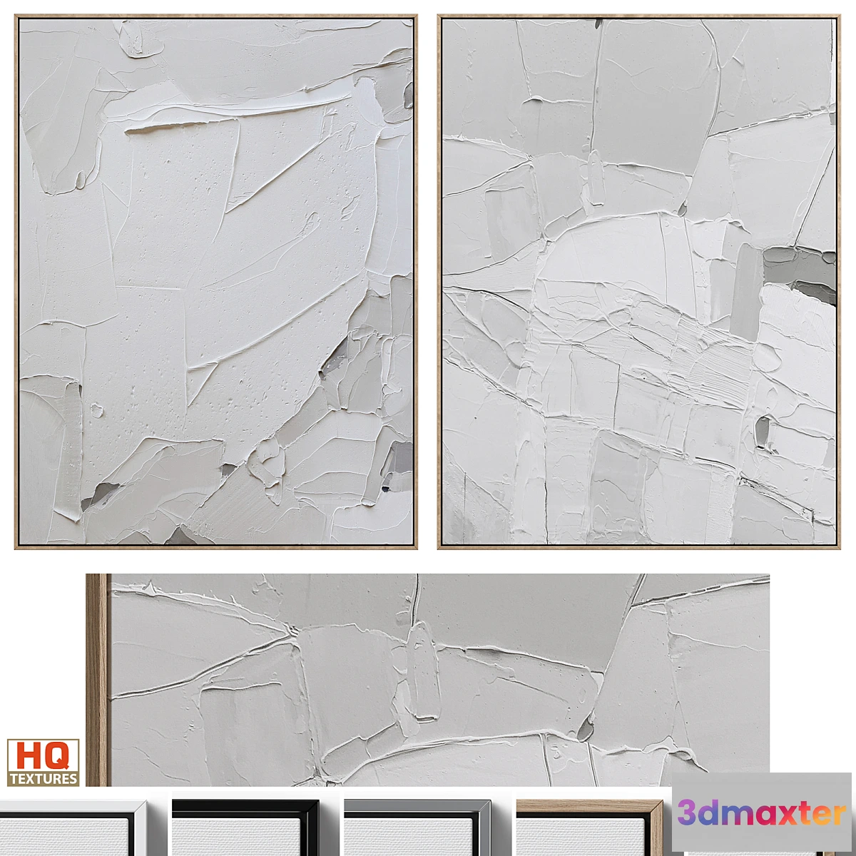 769707 - Abstract Textural Plaster Wall Art C-439 - No.2