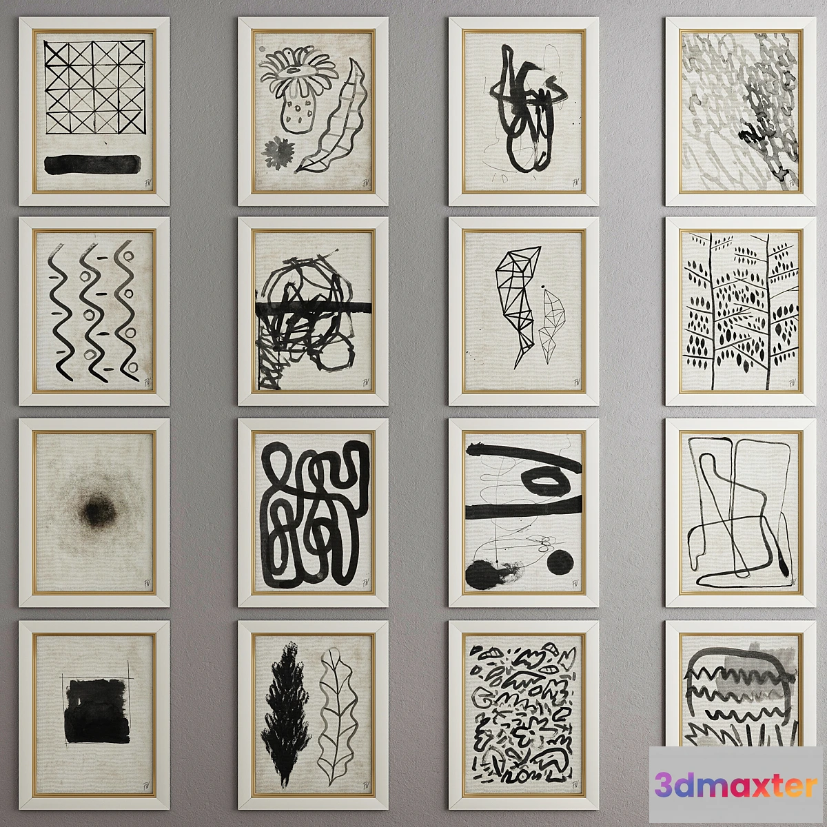 769721 - Framed Artwork collection 5