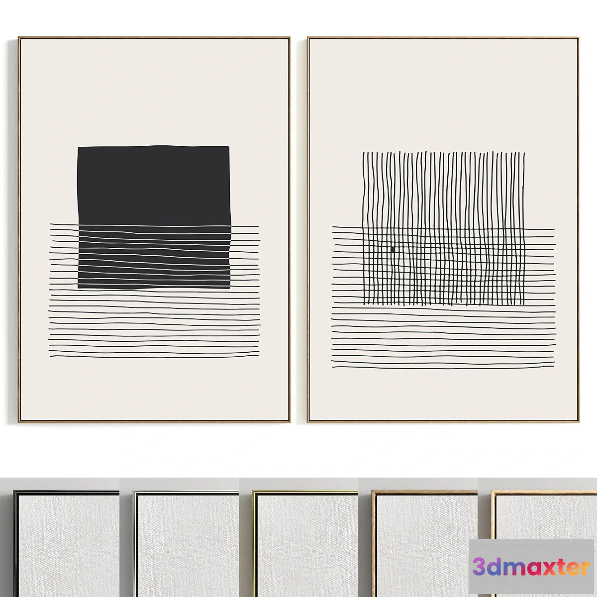 769739 - Plaster Two Photo Frame T-391 - No.2