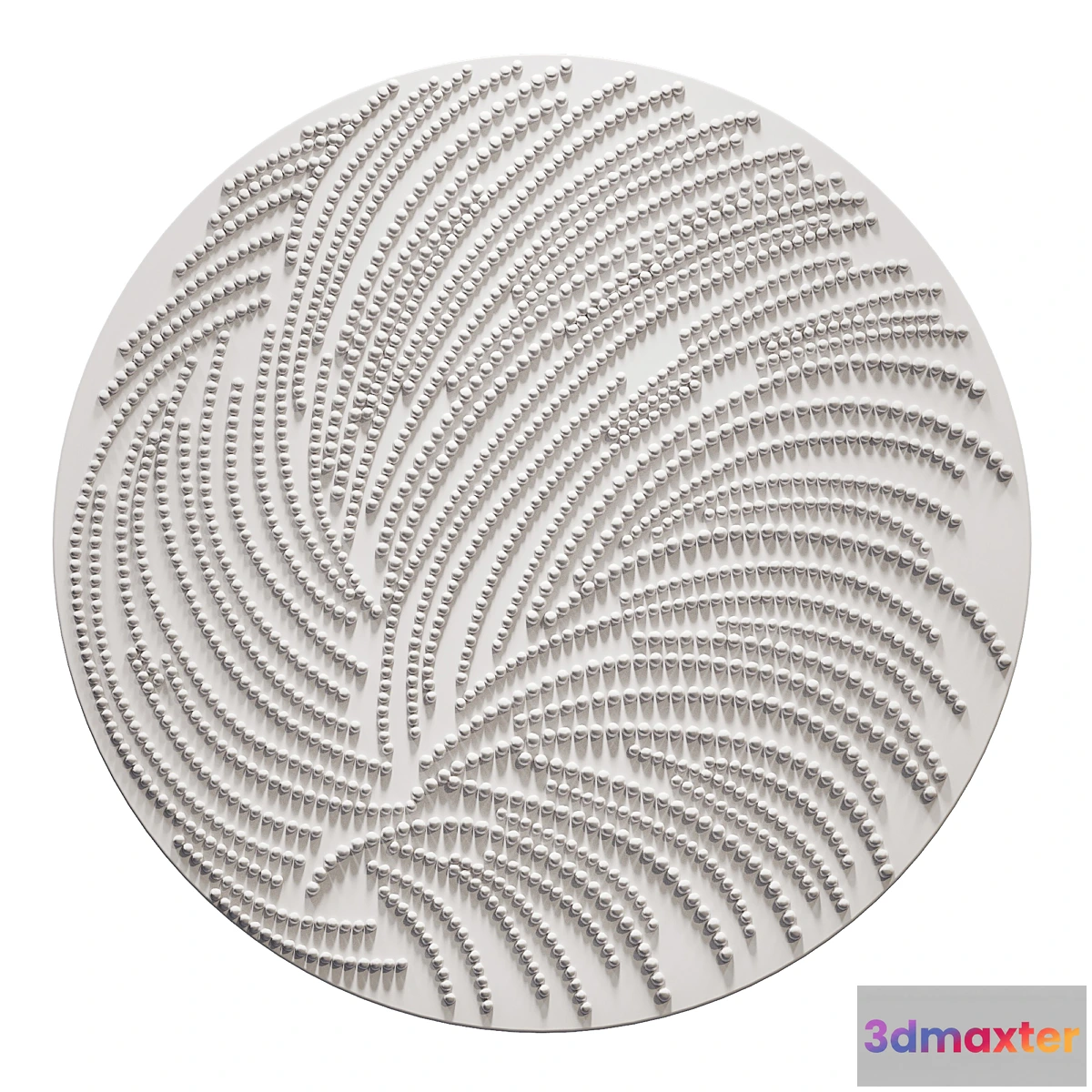 769787 - Wall panel White Round - No.2