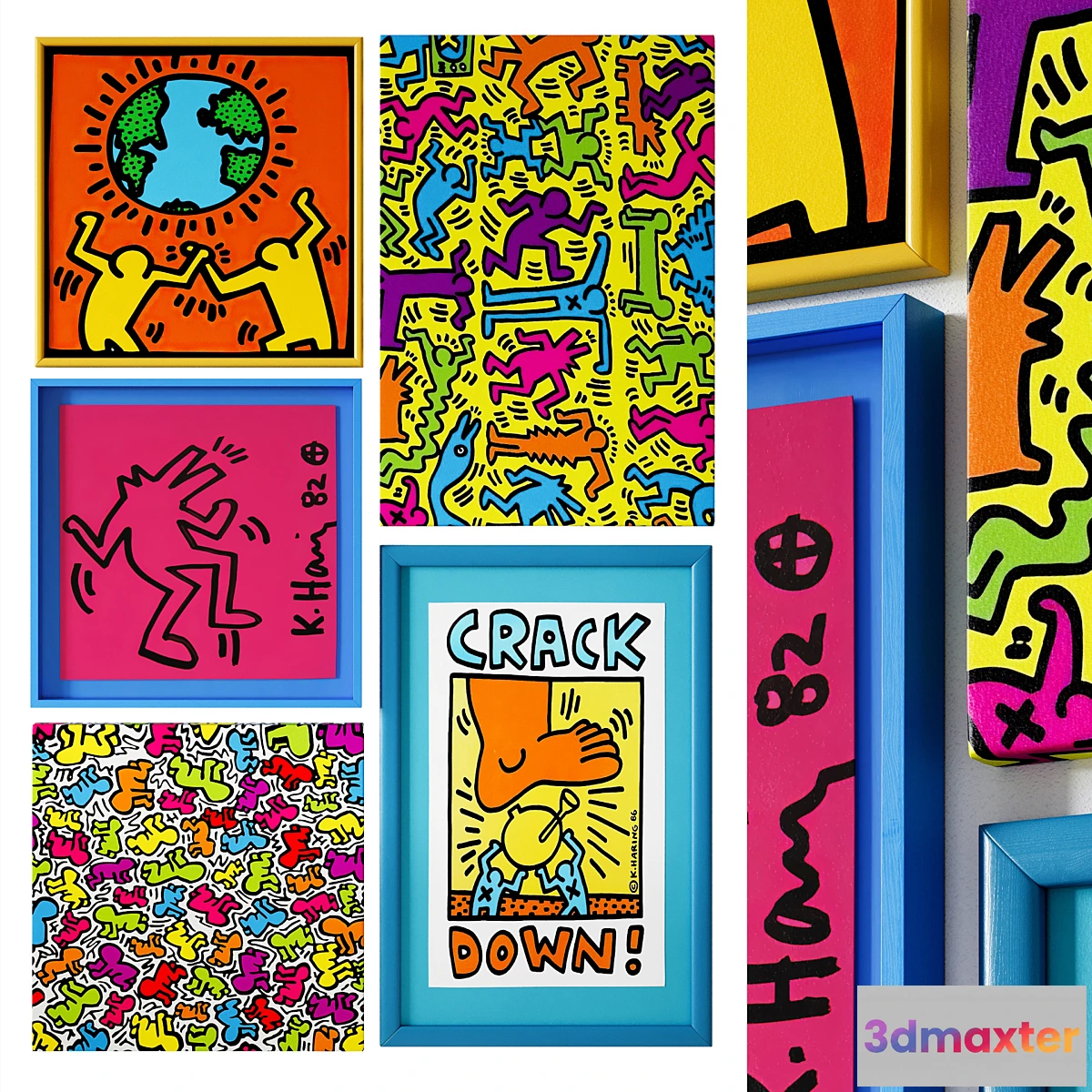 769803 - Painting set _ Keith Haring - No.2