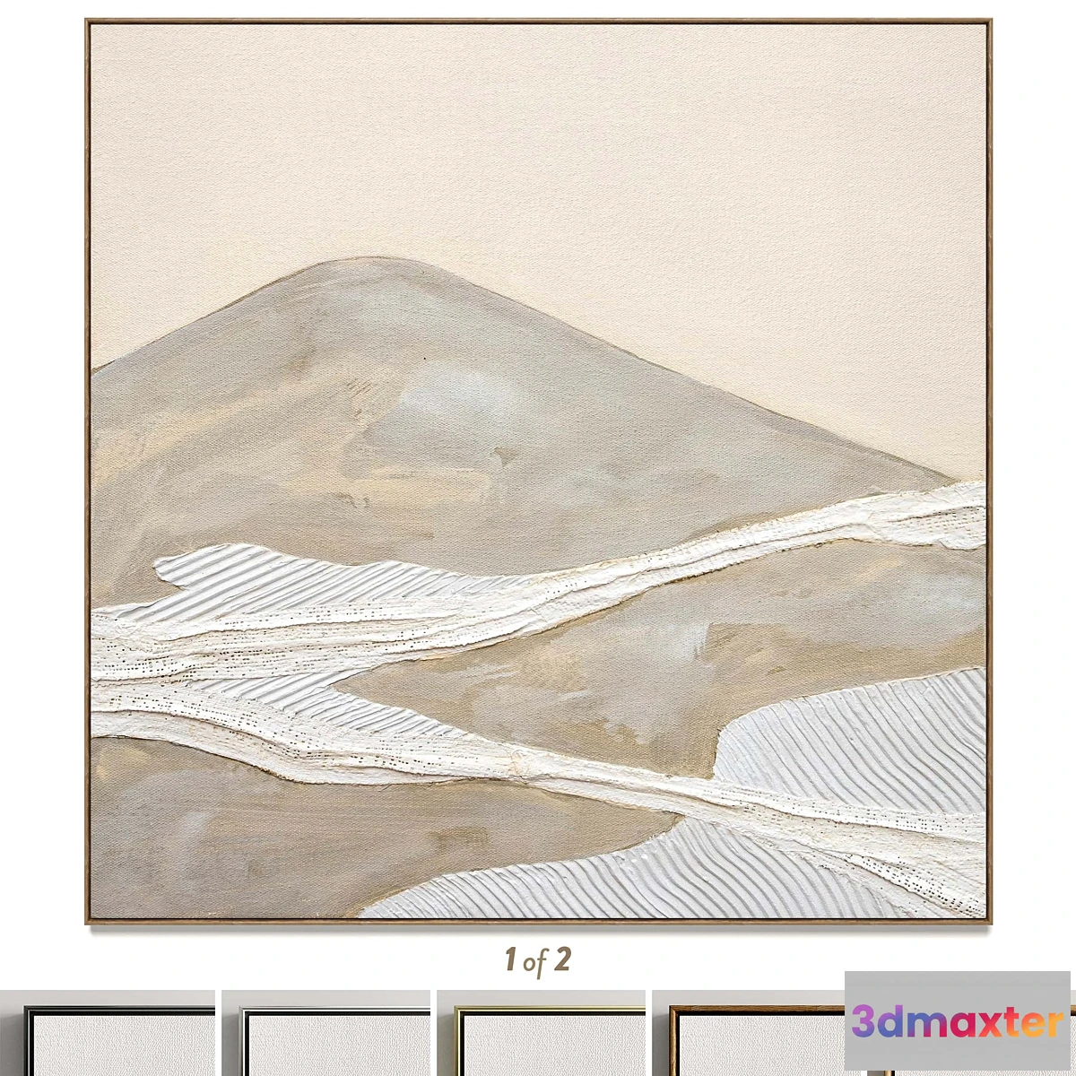 769871 - Plaster two square photo frames T-117 - No.2