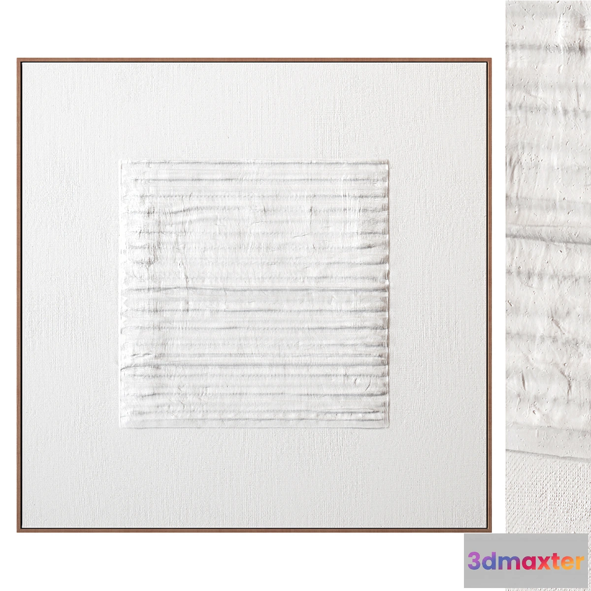 784786 - Wall textured plaster artwork in a frame