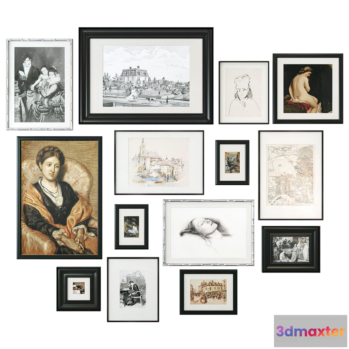 788050 - Large set of paintings - No.7