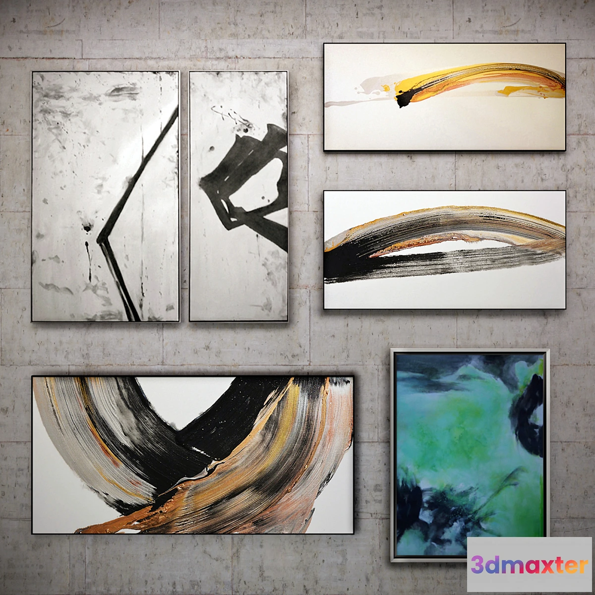 804700 - The picture in the frame 11 Pieces (Collection 41) Abstract - No.2