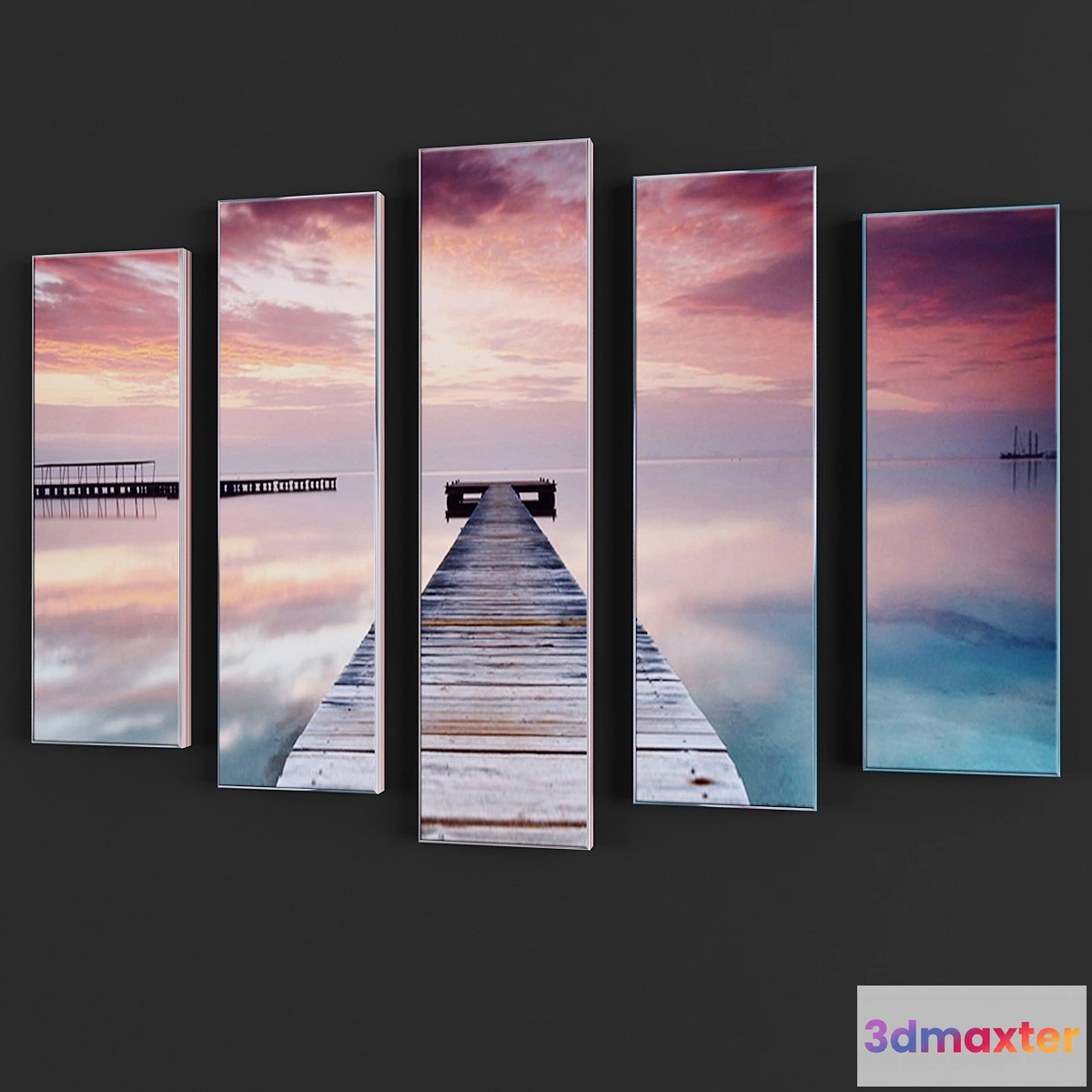 804710 - Triptych “Paris Night” - No.2