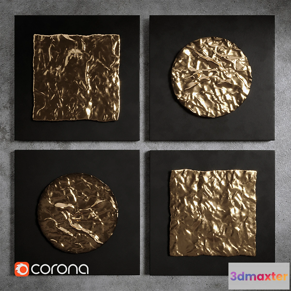 814338 - Boaz metal wall decor - No.3