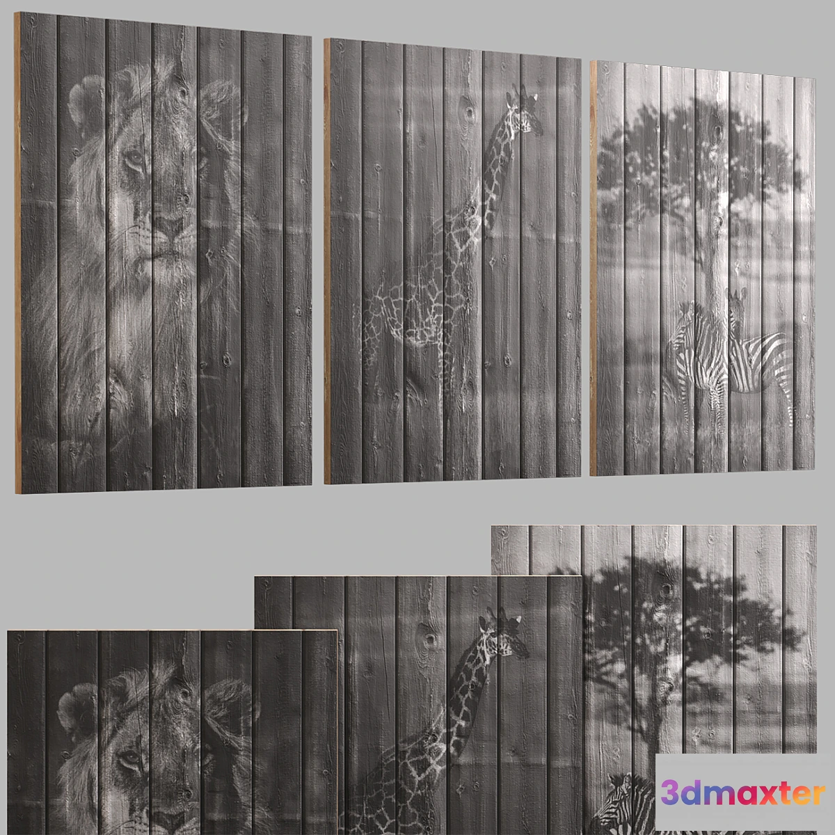 827584 - Paintings on boards - No.3