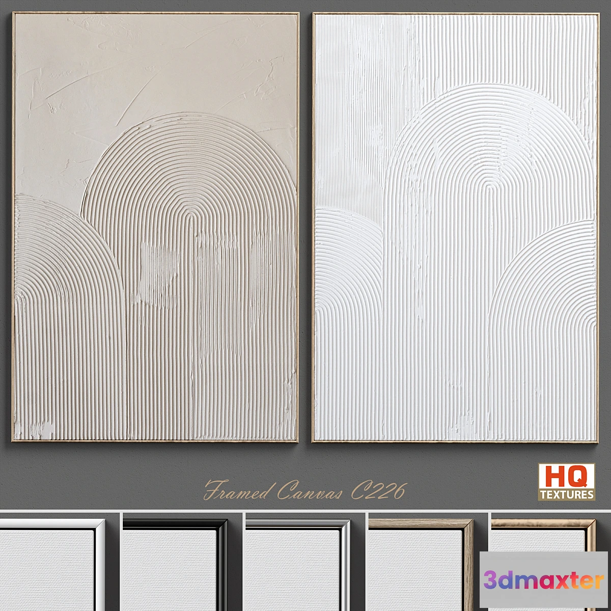 827604 - Abstract Arch Plaster Wall Art C-226 - No.3