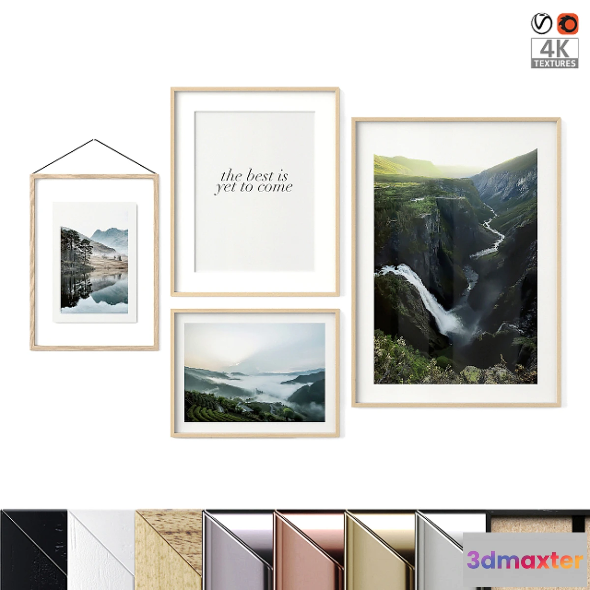 850833 - Poster Set “Green Mountains” - No.3