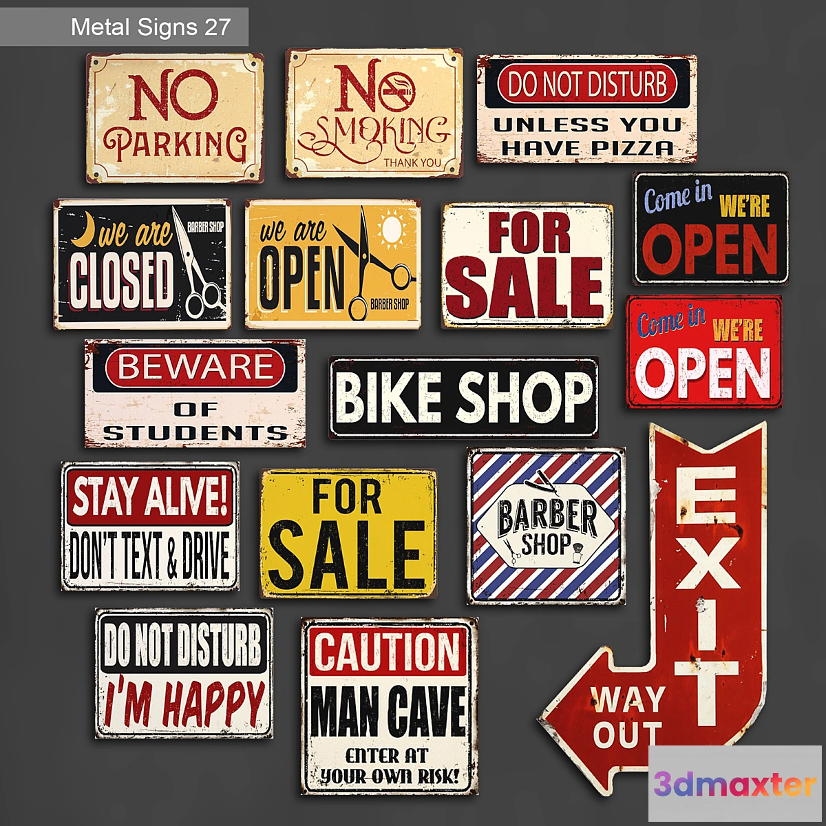 869613 - Metal Signs 27 - No.4