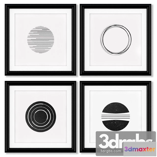 925858 - A Series Of Posters With Geometric Figures