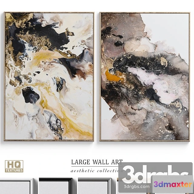925880 - Abstract Neutral Wall Art C 360
