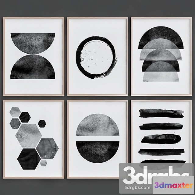 925954 - Black white wall art