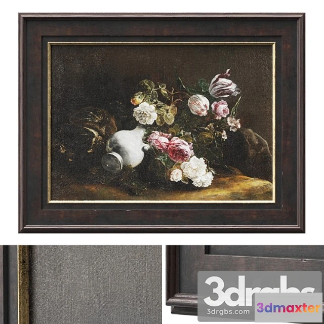 925986 - Classic Painting Still Life With Flowers