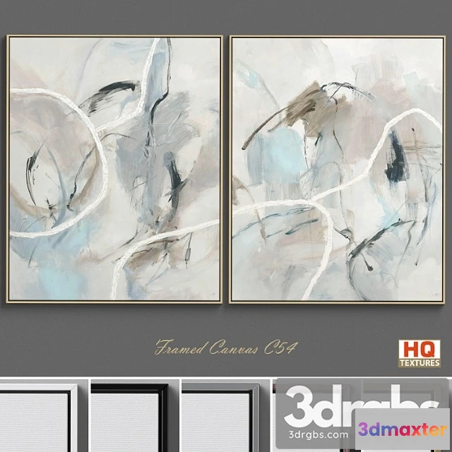 926140 - Framed canvas c-54