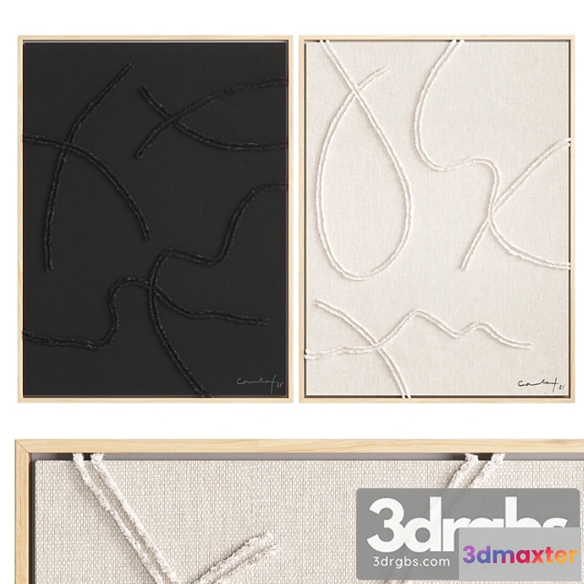 926232 - Hand Embroidery On Linen Set 1