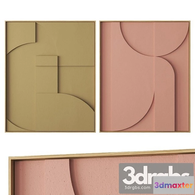 926236 - HKliving Relief Artworks