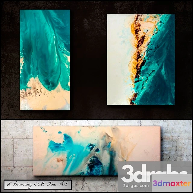 926304 - L Dawning Scott Fine Art Set 2