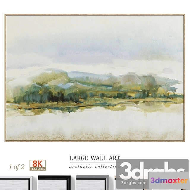 926348 - Large Panoramic Calm Landscape Wall Art C 702